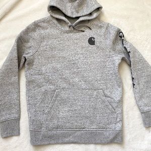 Women’s Carhartt hoodie heather light grey size small